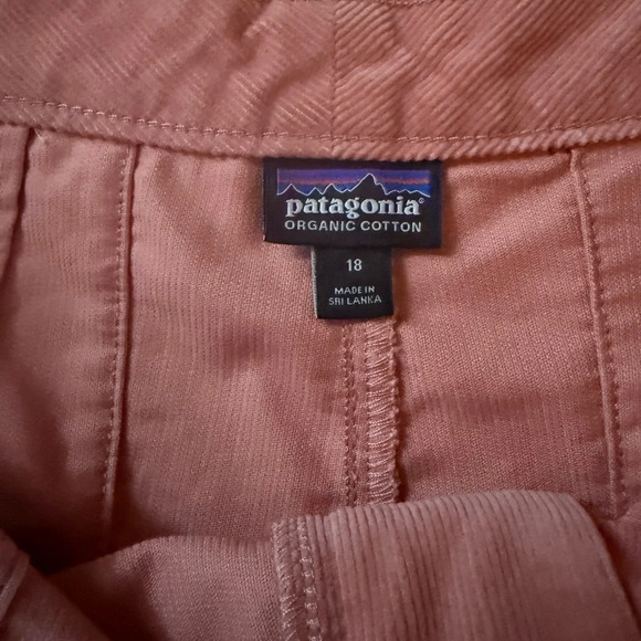 Patagonia Pink Corduroy Shorts Stand Up Size 18 - Picture 5 of 9